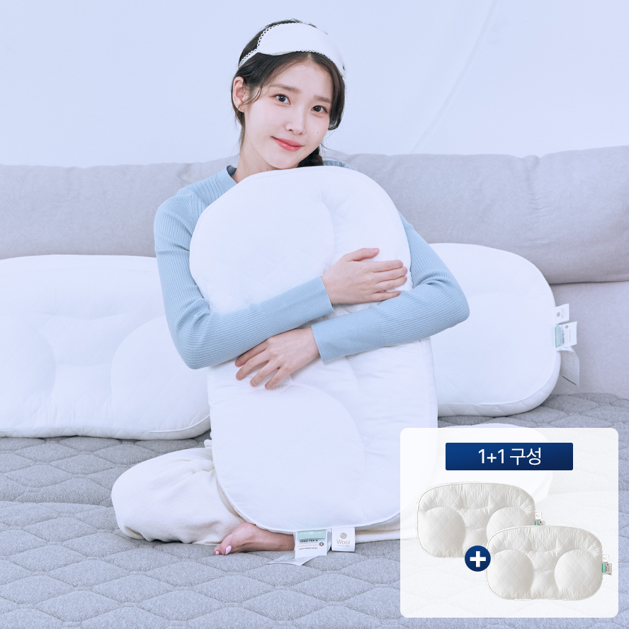 ‘냉감 베개커버2P’ 포함, 슬립앤슬립 아이유 깊은잠 베개 S+S