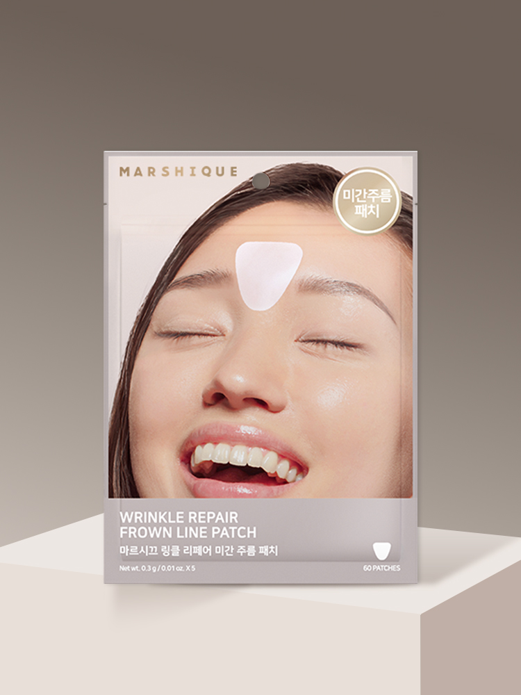 미간 주름과 수면 인상 관리를 위한 마르시끄 링클 리페어 패치