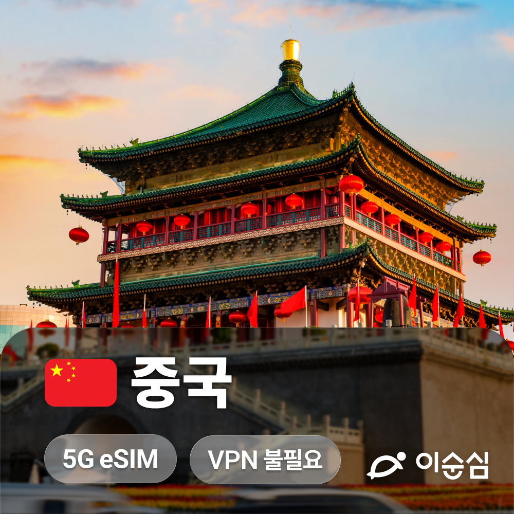 VPN 불필요, 5G 지원 중국 eSIM의 특징