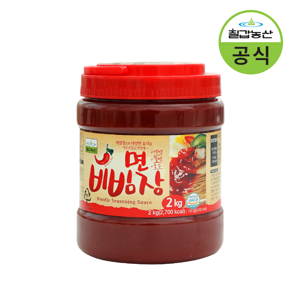 면 요리를 즐기는 분들을 위한 칠갑농산 면비빔장 2kg