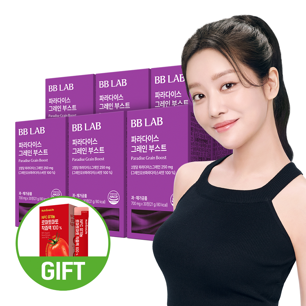 비비랩 파라다이스 그레인 부스트 30정 6개, 식품 카테고리 상품
