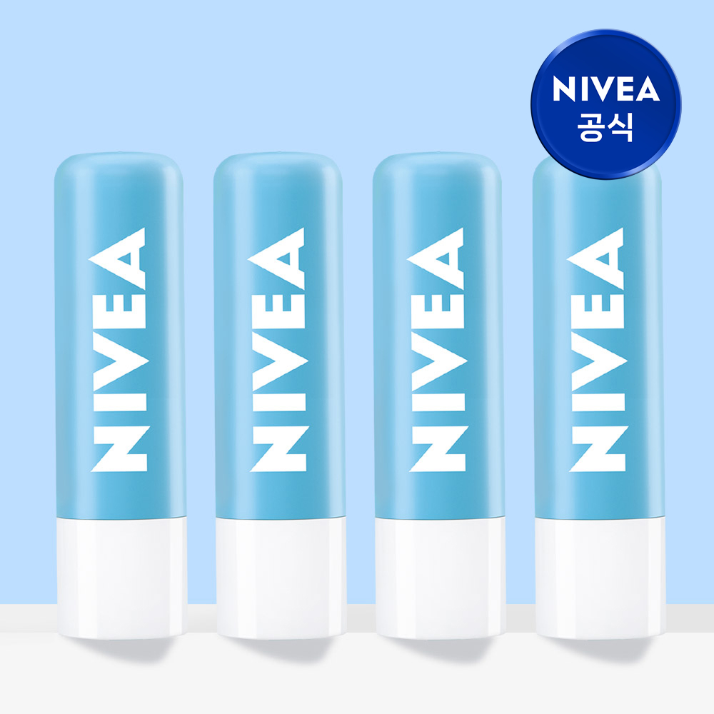 니베아 립케어 모이스춰 케어, 4개 세트 구성