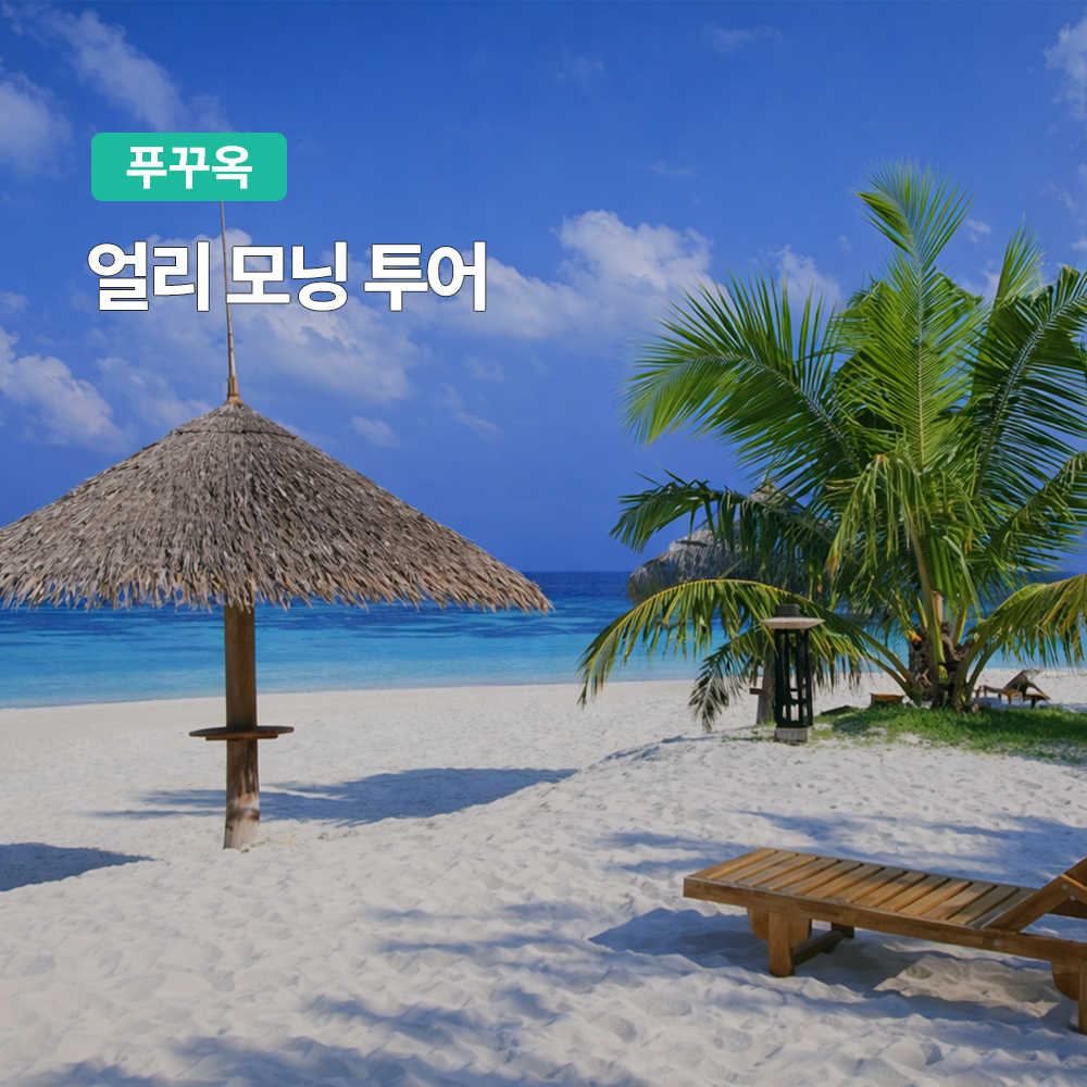 푸꾸옥 얼리모닝 투어: 이른 도착 여행객을 위한 일정