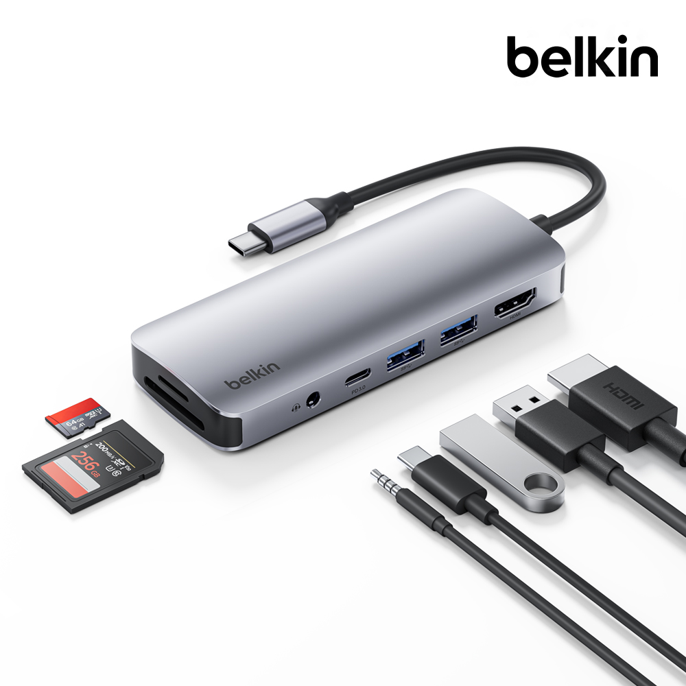 7in1 기능과 폭넓은 호환성, 벨킨 USB-C타입 멀티 허브